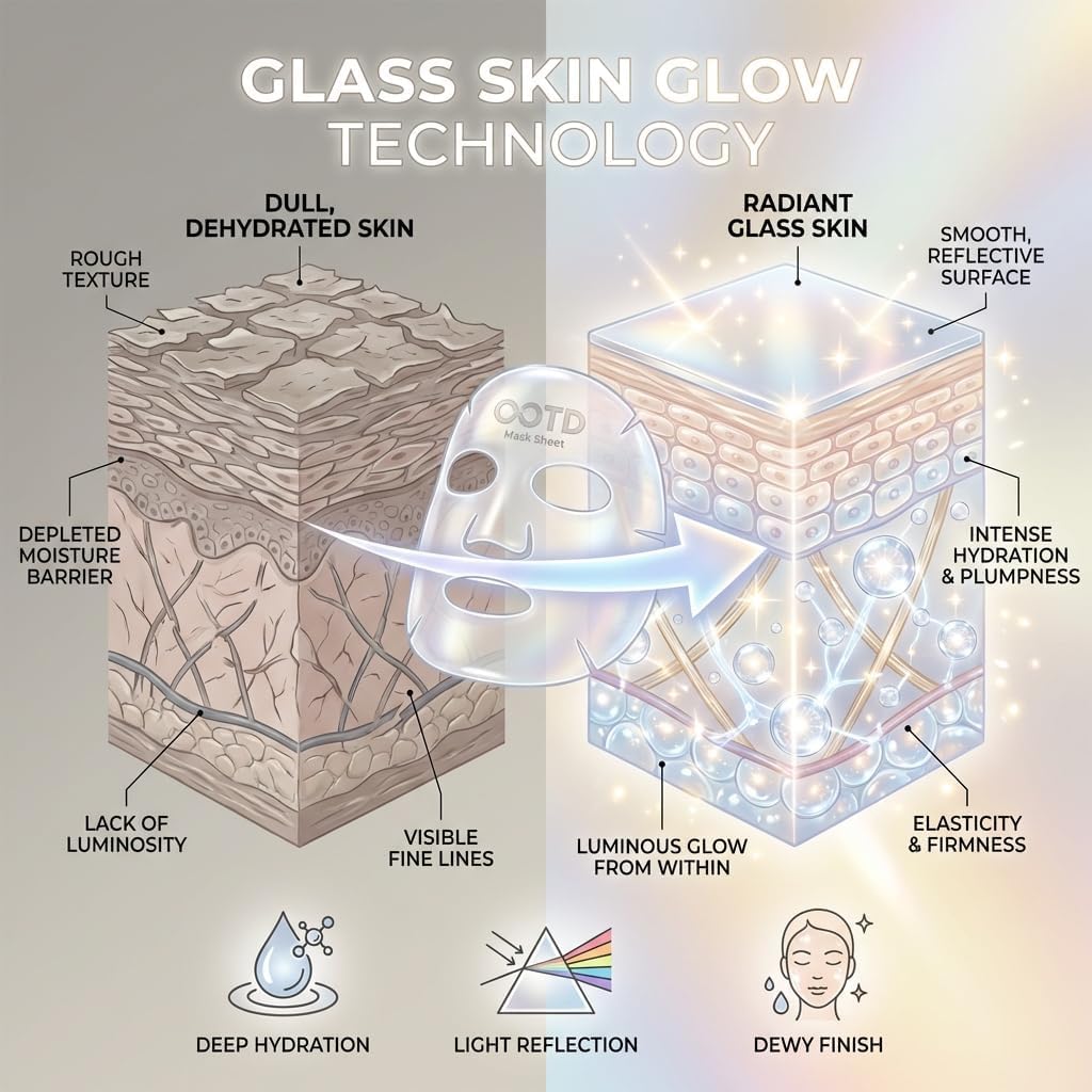 Collagen Hydrating Vegan Face Sheet Masks